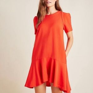 Maeve Rousseau Flounced Mini Dress NWT